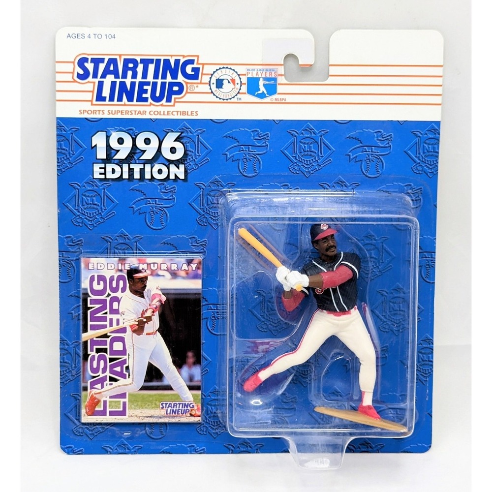 1996 Starting Lineup Eddie Murray Cleveland Indians Baseball Figure